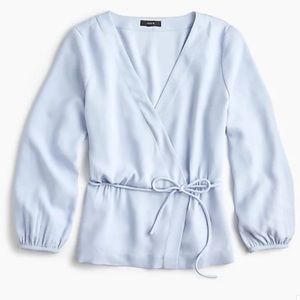 NWT J. Crew Faux Wrap Top